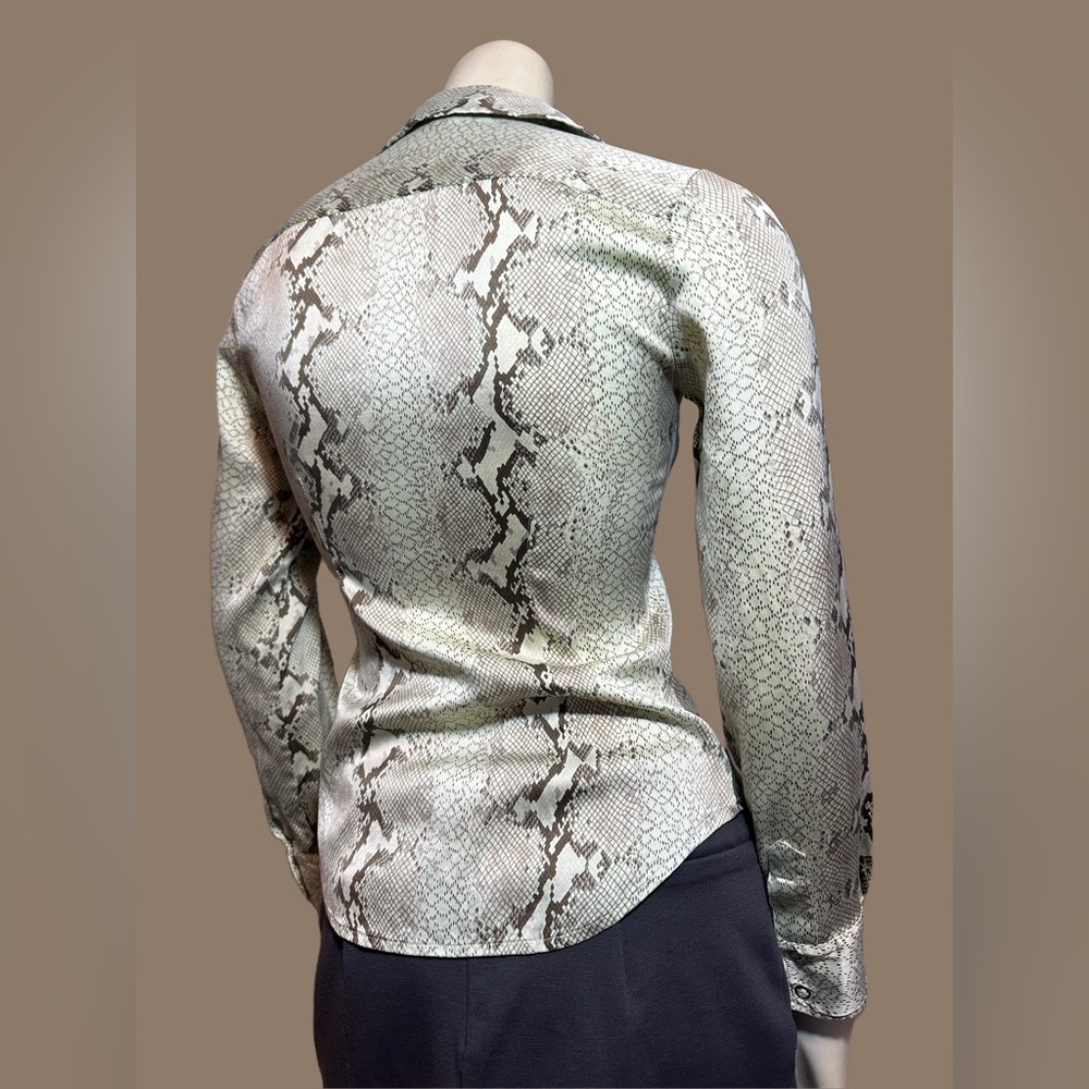 Theory Snakeskin Python Petite Blouse - image 3